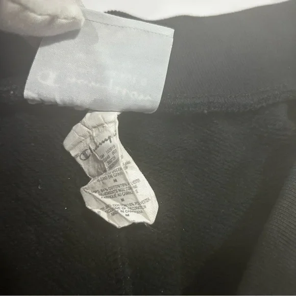 Champion reverse Weave shorts mens Size medium black white retro sporty casual - Picture 16 of 16